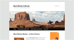 Desktop Screenshot of bestwesternbooks.com