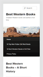 Mobile Screenshot of bestwesternbooks.com
