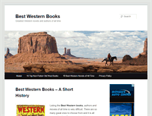 Tablet Screenshot of bestwesternbooks.com